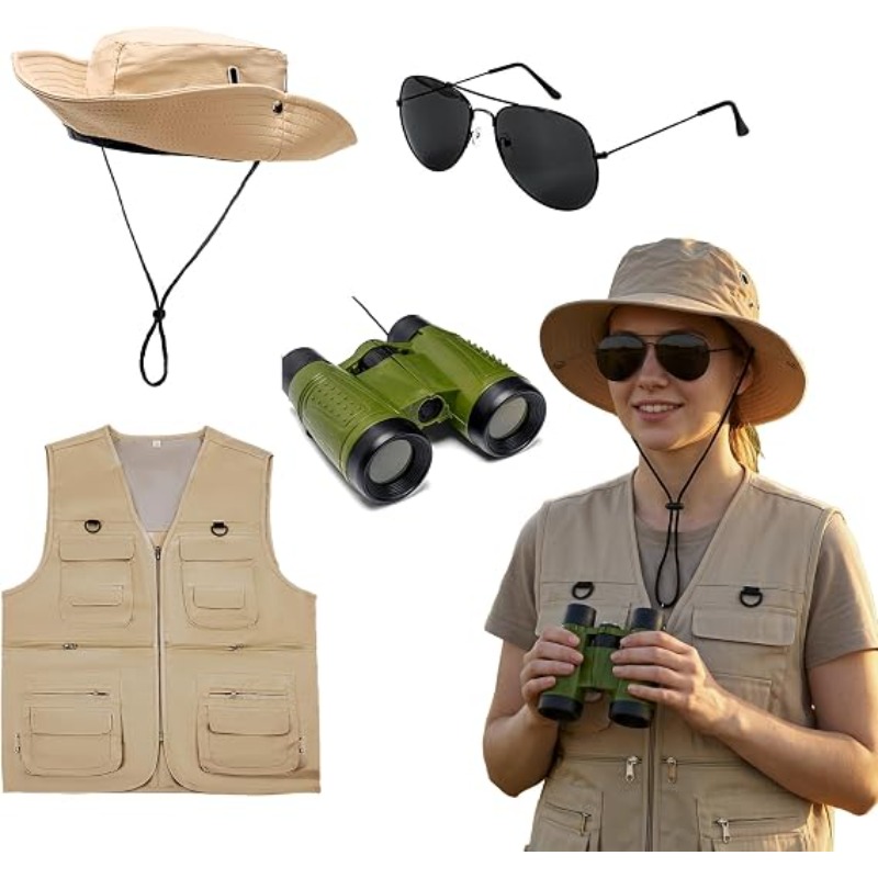 Zoo Outdoor Adventure Set - 사파리 코스튬 남성 세트 동물원 관리인