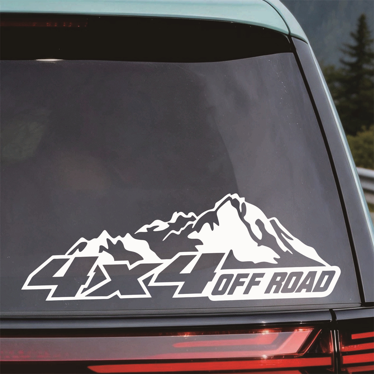 Outdoor Adventure Jeep - 4X4 오프로드 산악 비닐 데칼 야외