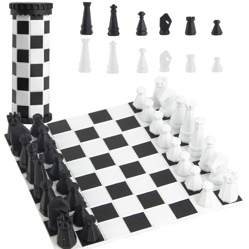 Outdoor Adventure Games - 2 in 1 휴대용 체스 게임
