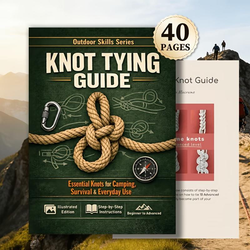 필수 매듭 묶기 가이드북 50가지 일러스트 매듭 캠핑  - Outdoor Adventure For Adults 리뷰 및 가격