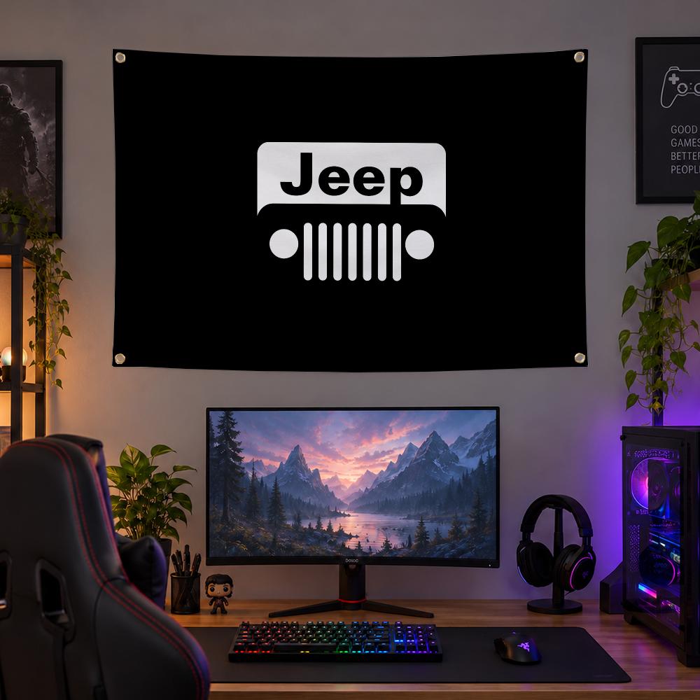 오프로드 지프 랭글러 트레일 어드벤처 플래그, 맞춤형  - Outdoor Adventure Jeep 리뷰 및 가격