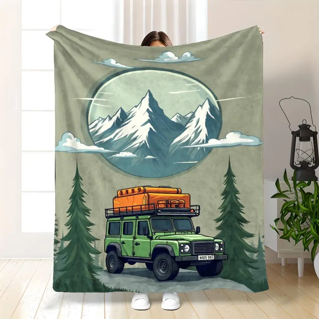 심미적인 디자인의 여행용 담요, 150x230cm, 대 - Outdoor Adventure Jeep 리뷰 및 가격