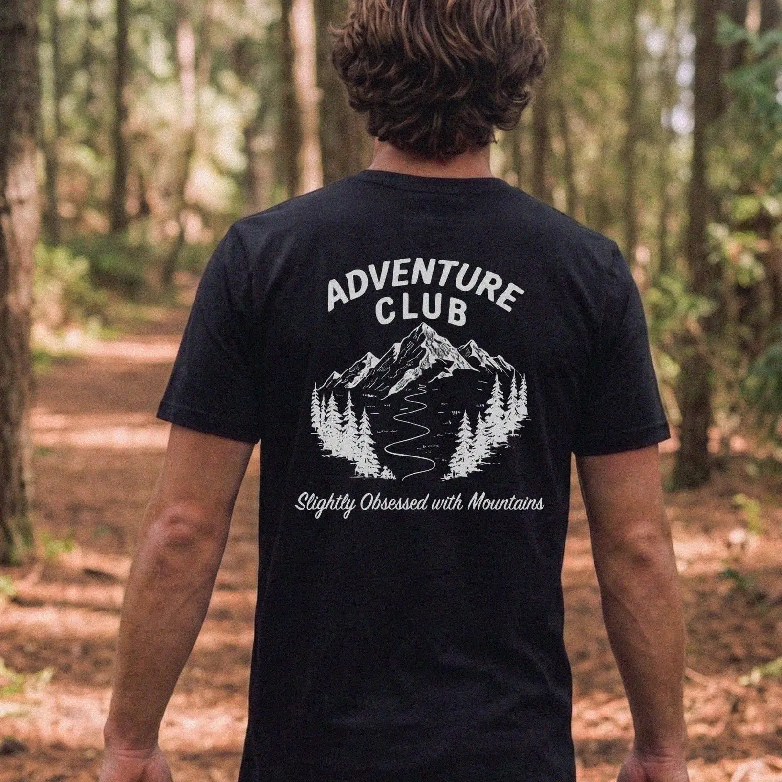어드벤처 클럽 마운틴 하이킹 티셔츠 남성용 지속가능한  - Outdoor Adventure Club 리뷰 및 가격