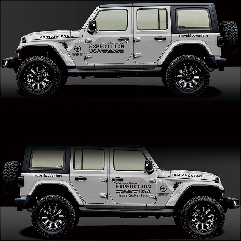 마운틴 익스페디션 어드벤처 자동차 스티커 바디 아웃도어 - Outdoor Adventure Jeep 리뷰 및 가격