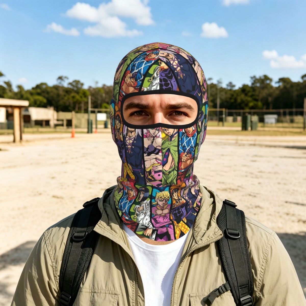 조조의 기묘한 모험 로고 일본 애니메이션 만화 통기성  - Outdoor Adventure Japan 리뷰 및 가격