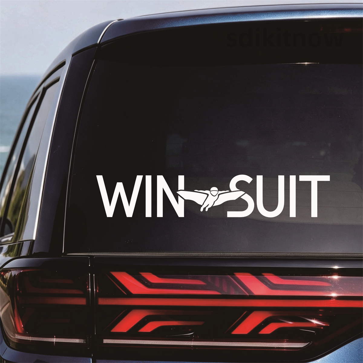 Wingsuit Flyer 비닐 자동차 스티커 익스트림 - Outdoor Adventure Jeep 리뷰 및 가격