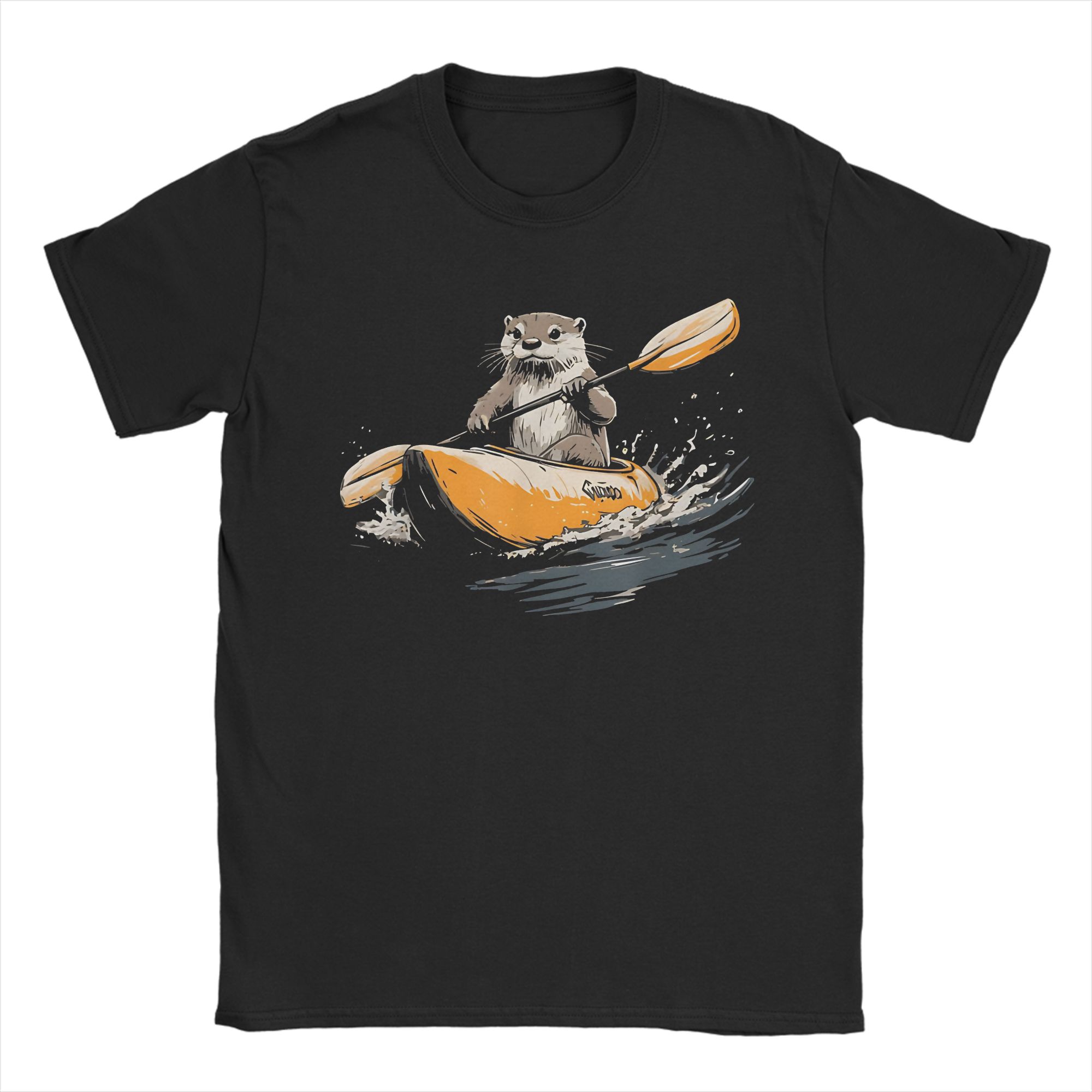 수달을 모티브로 한 아웃도어 어드벤처 그래픽 티셔츠,  - Outdoor Adventure Kayak 리뷰 및 가격